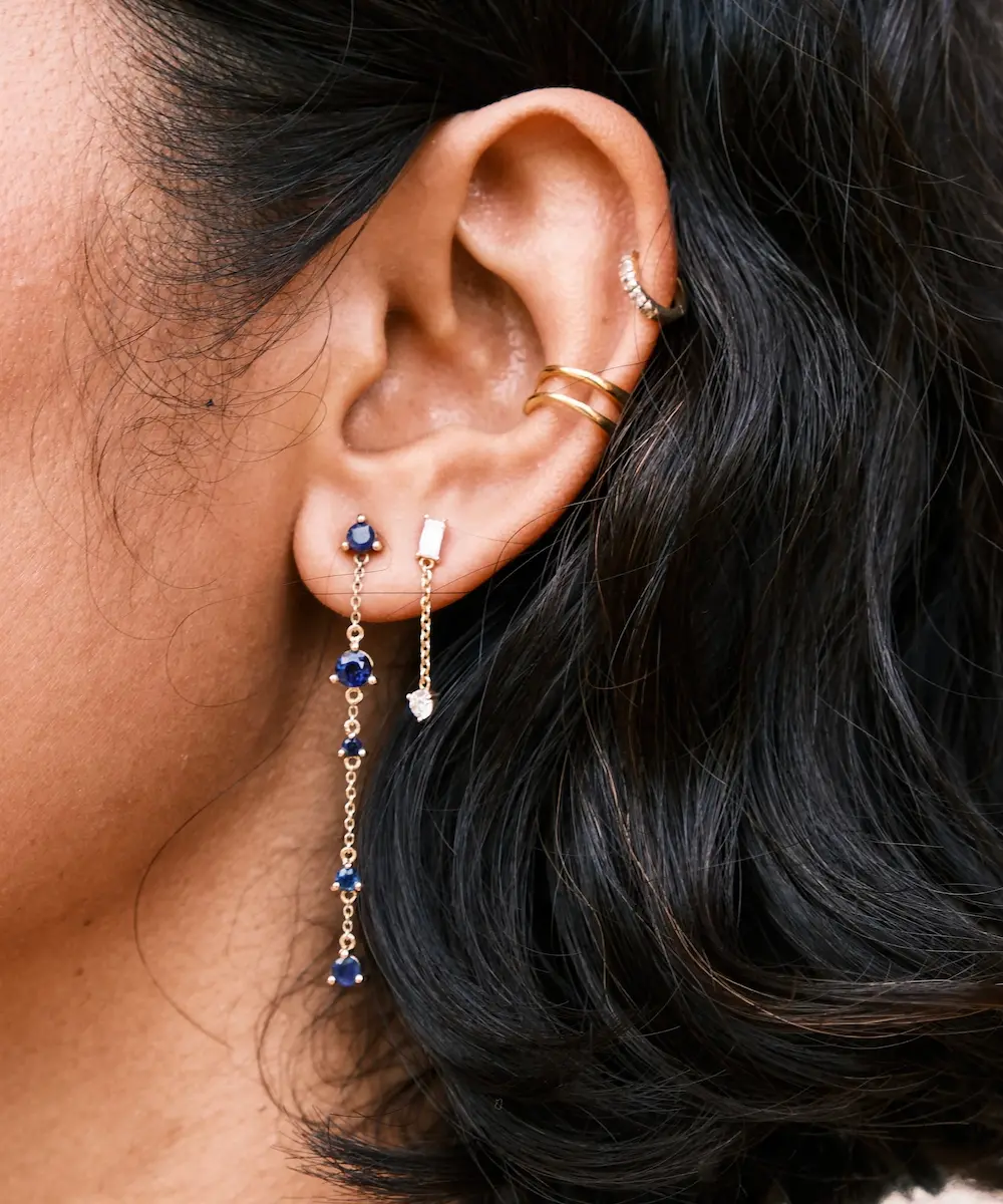 Anika Sapphire Earrings