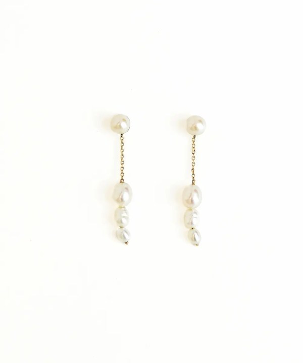 Ellie Pearl Drop Earrings - Image 1