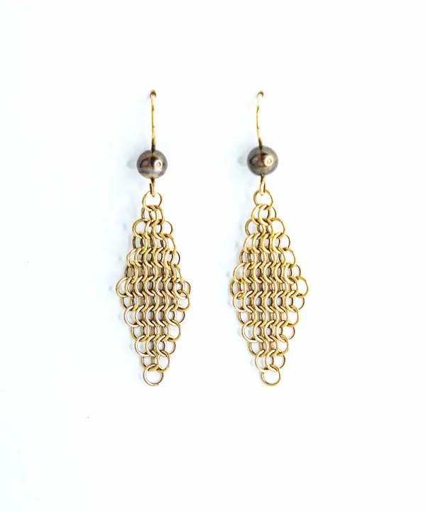 EnMeshed Drop Earrings
