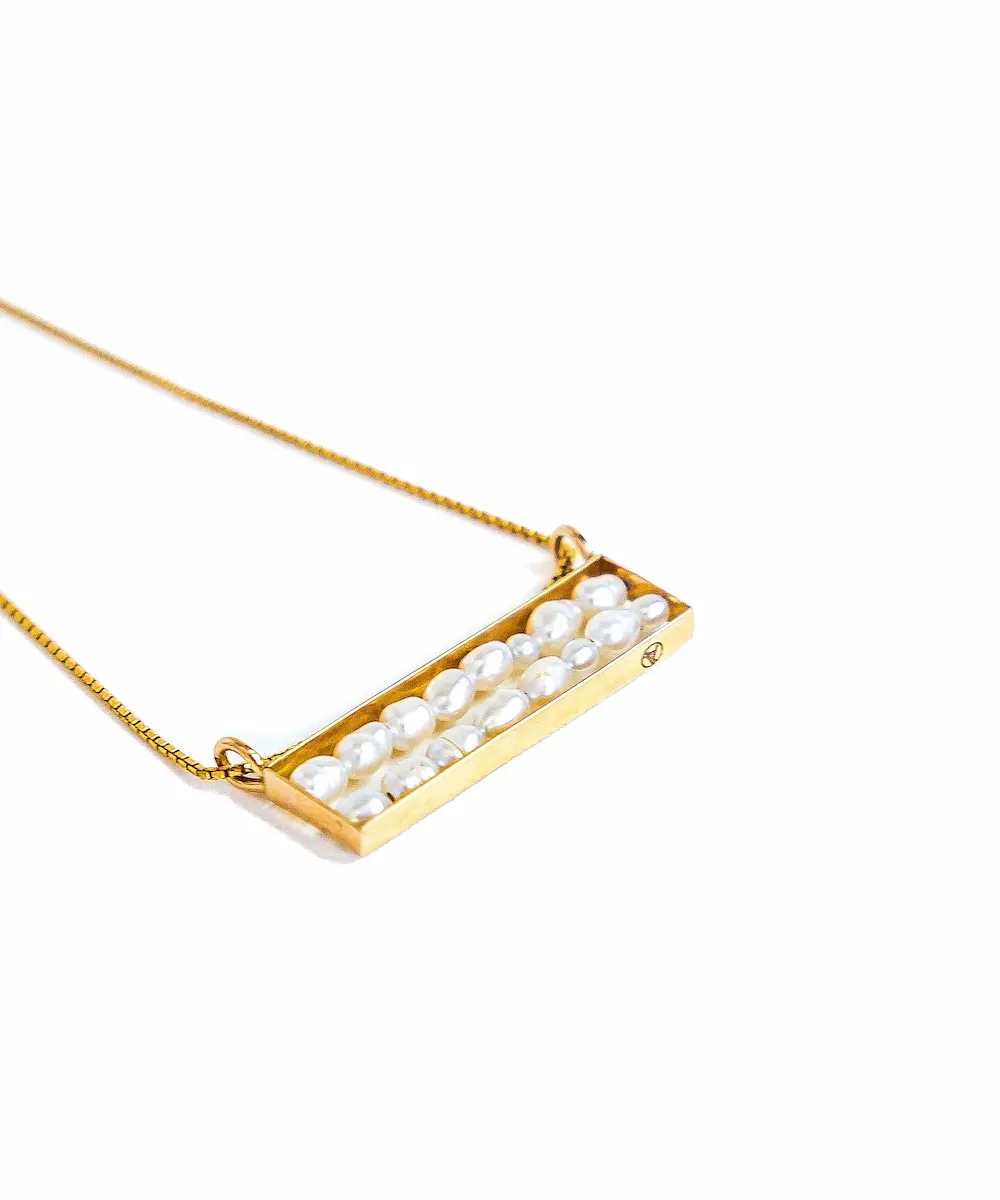 Pearl Bar Pendant