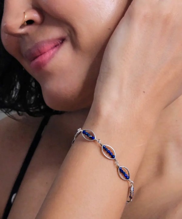 Lapis Orbit Bracelet - Image 3