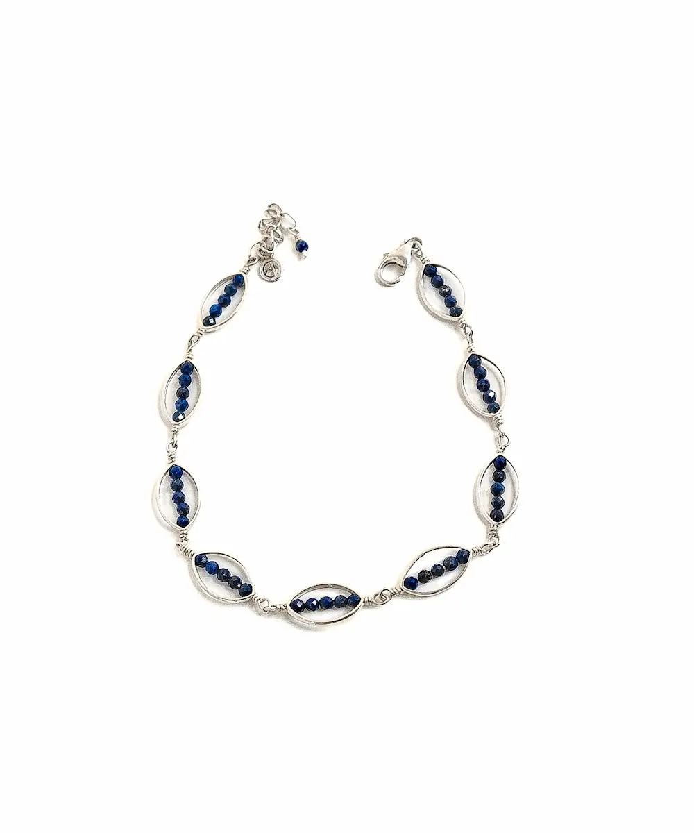 Lapis Orbit Bracelet